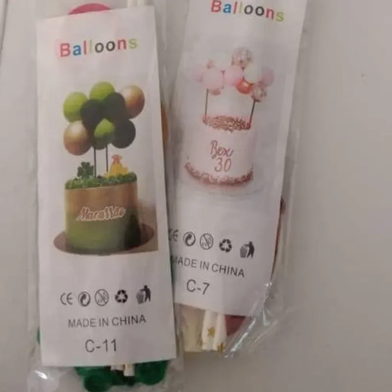 Set de globos verdes