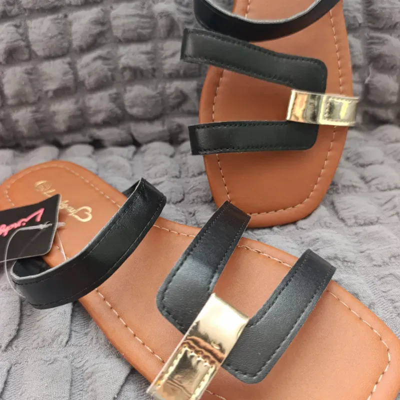 Sandalia casual para dama de correa