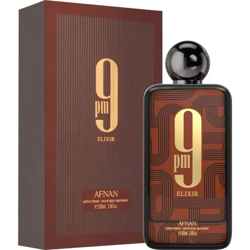 9PM Elixir Eau De Parfum 100 ml   3-4 foz Unisex de Afnan