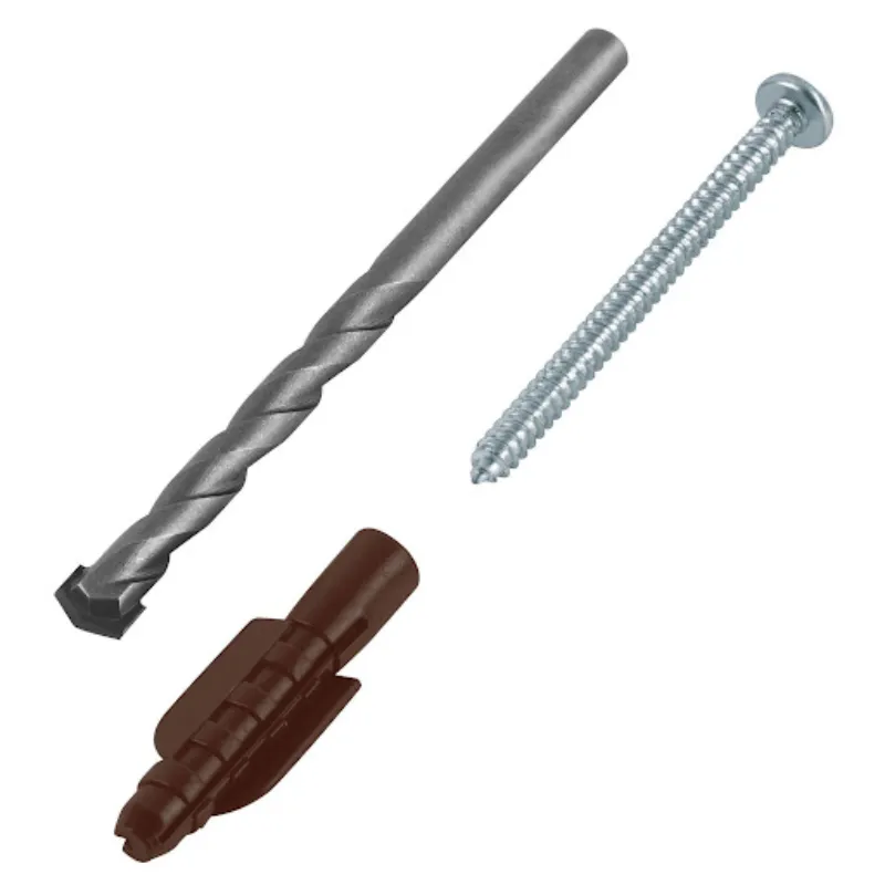 Taquetes Plásticos y Pijas con Broca