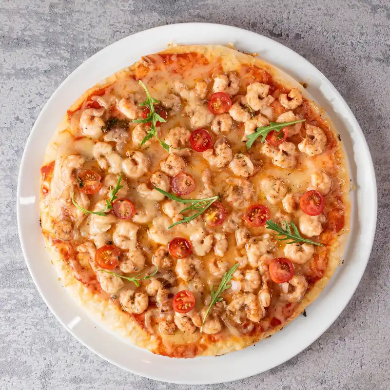 Pizza de Camarones