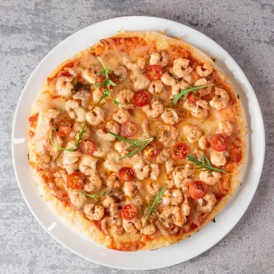 Pizza de Camarones