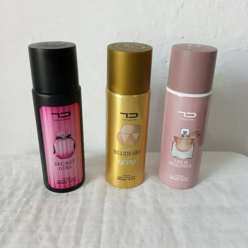 Spray corporal (diferentes fragancias)
