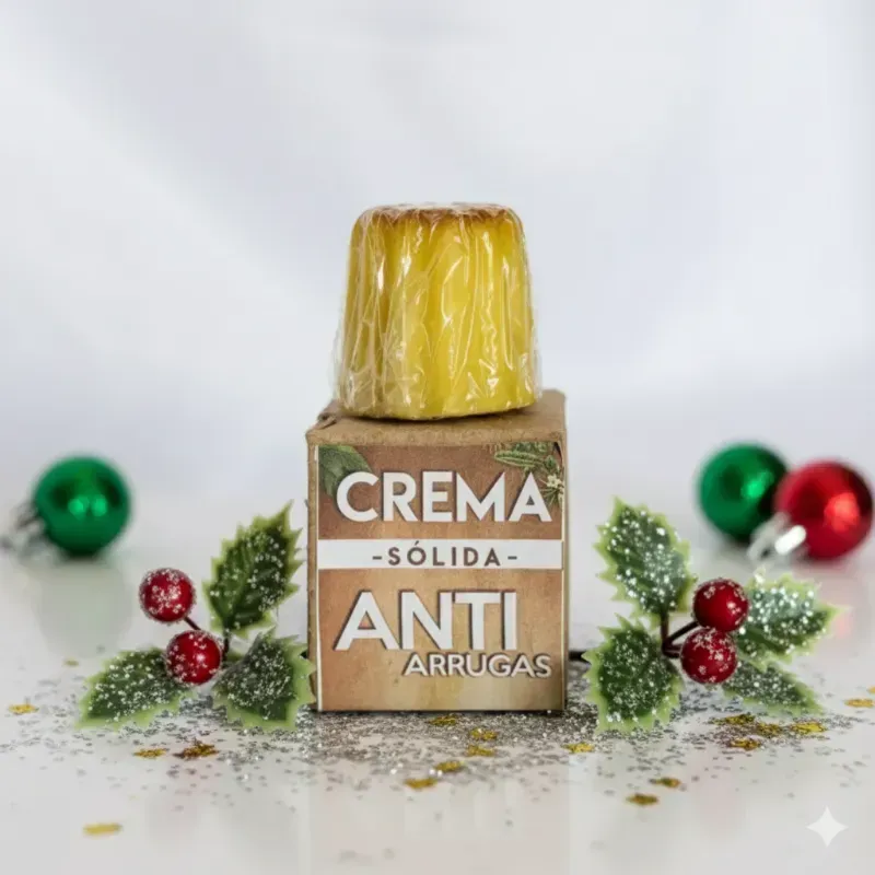 Crema sólida antiarrugas