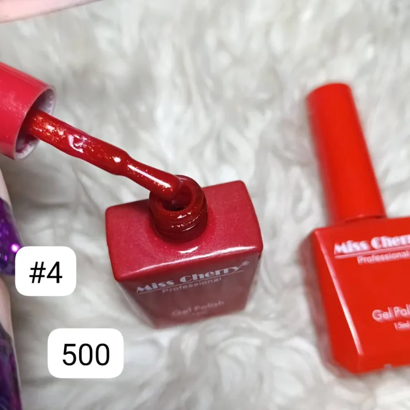 Esmalte rojo Miss Cherry #4 15ml