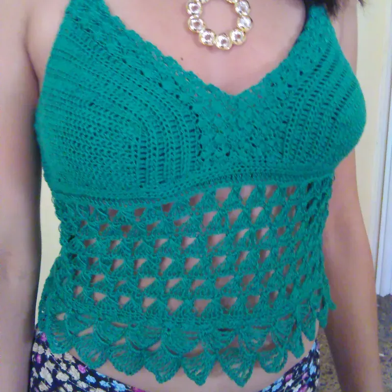 Tops altura de ombligo.