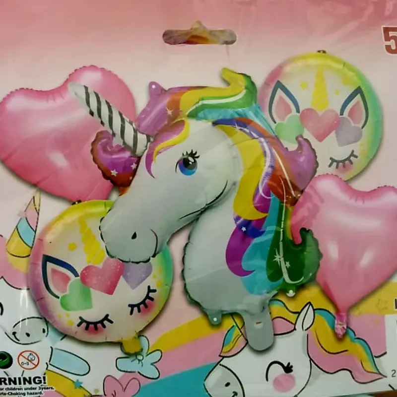 Set Globos Decoración "UNICORNIO"