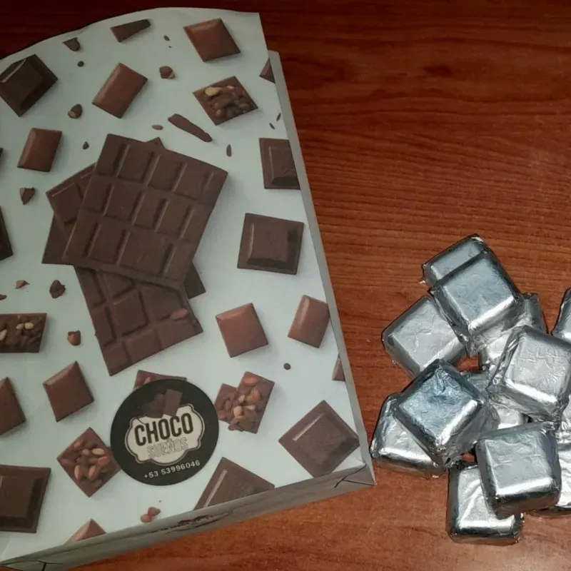 Bolsa de bombones empapelados