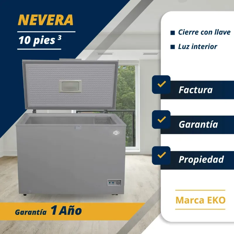 NEVERA DE 10 PIES MARCA EKO