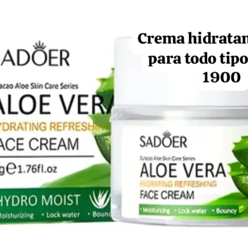 Crema facial de aloe