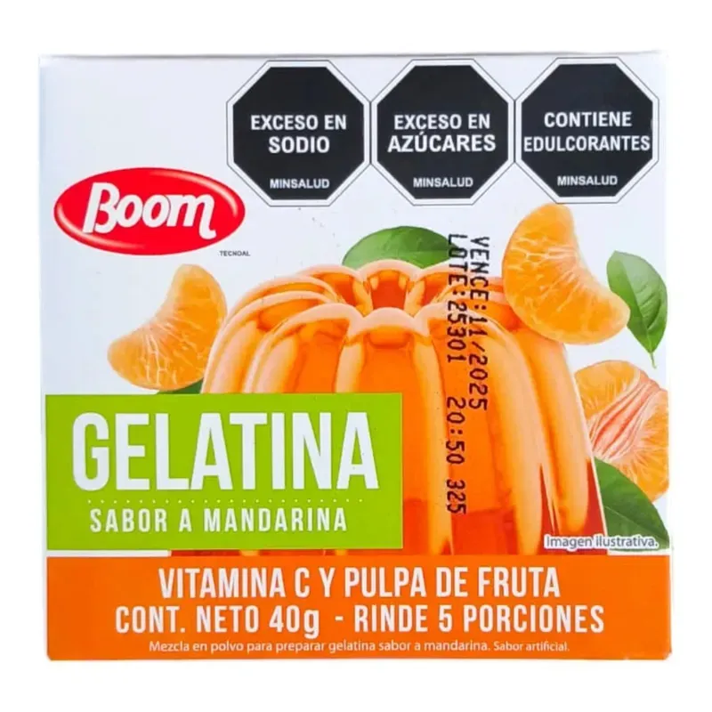 Gelatina Boom Mandarina