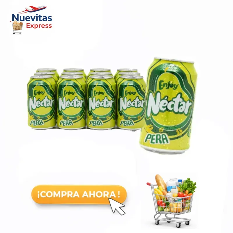Set de 12 Jugos de Lata (Pera)