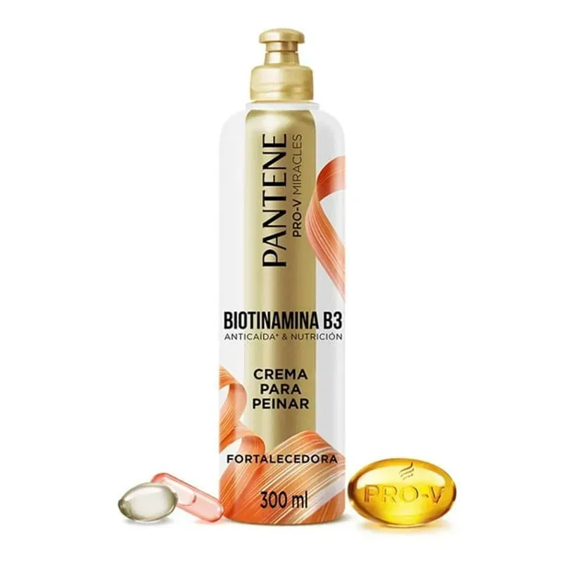 Crema para Peinar Pantene Biotinamina B3 Anticaída + Nutrición