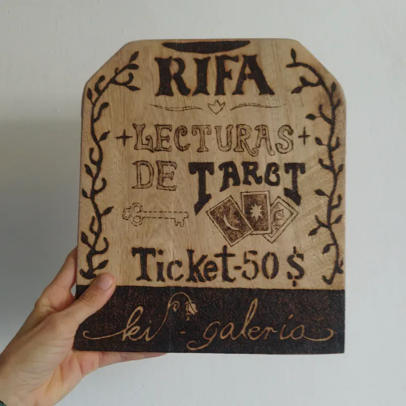 Pirograbado personalizado