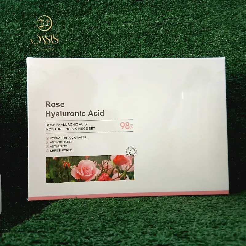 Set Hidratante Ácido Hialurónico de Rosa (6 piezas)