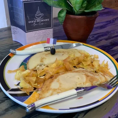 Crepes de Jamón y Queso