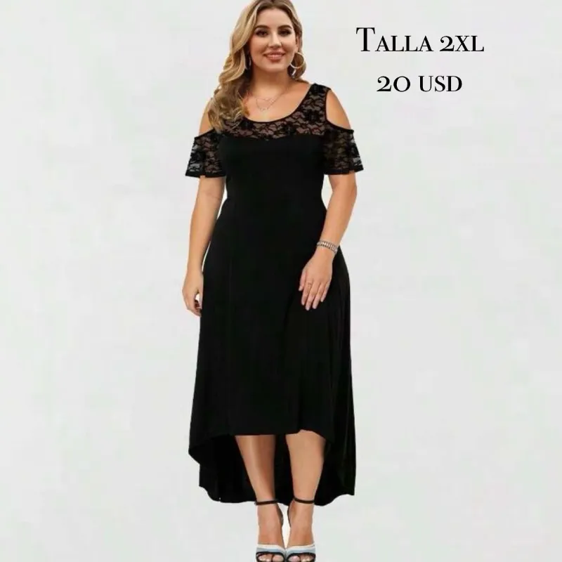 Vestido negro elegante