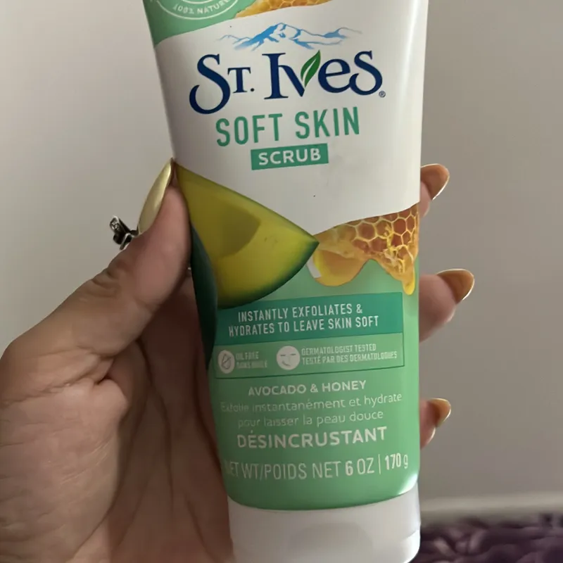 Exfoliante para la piel de aguacate  y miel 