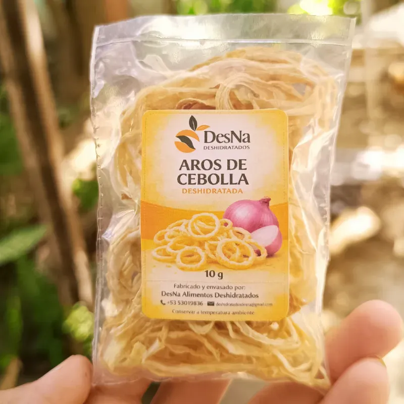 Aros de cebolla deshidratada (10g)