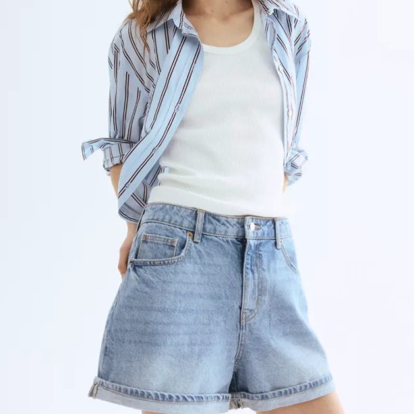 Short de mezclilla