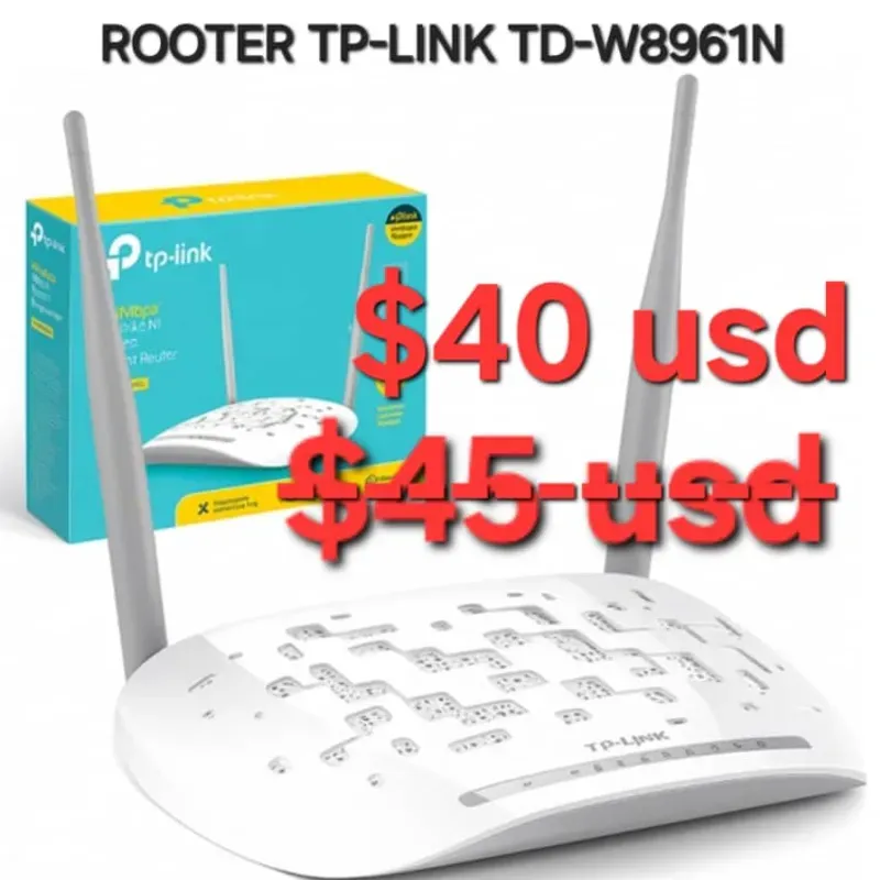 Router TP-LINK TD-W8961N.