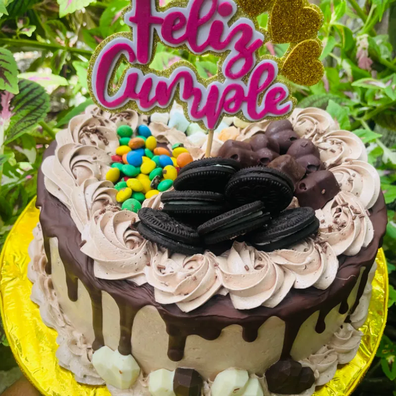 Pastel con confituras