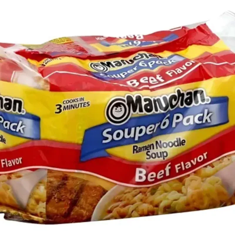 Sopa de fideos instantáneos sabor carne de res Maruchan (3 onz)