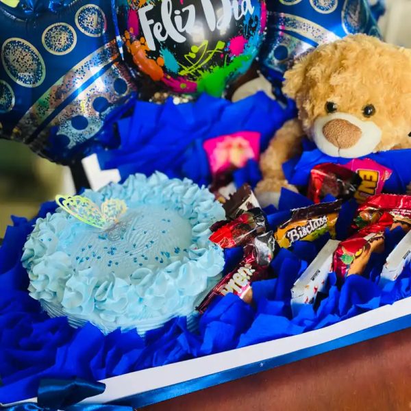 Oso y cake 