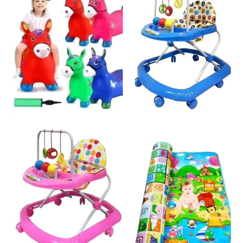Set Infantil de Andador, Colchoneta y Saltarín