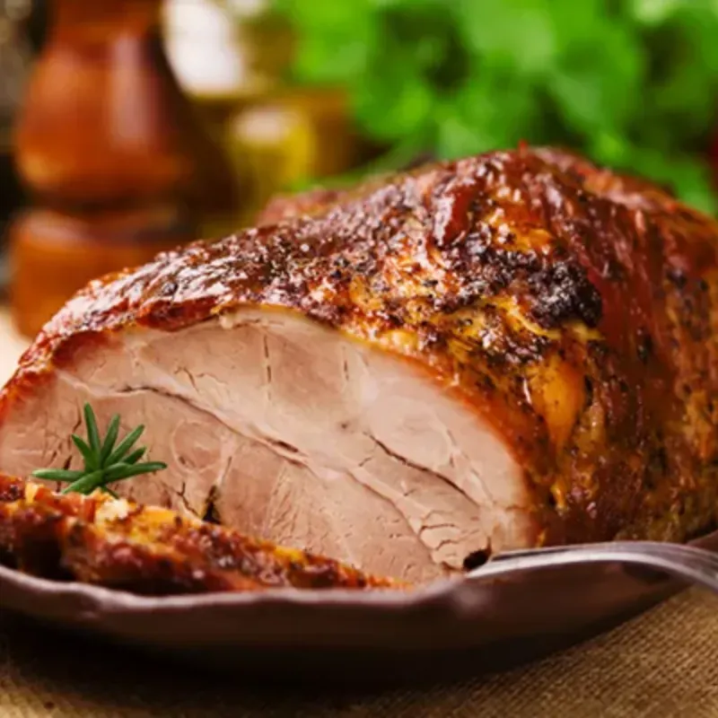 LOMO DE CERDO ASADO EN CAZUELA