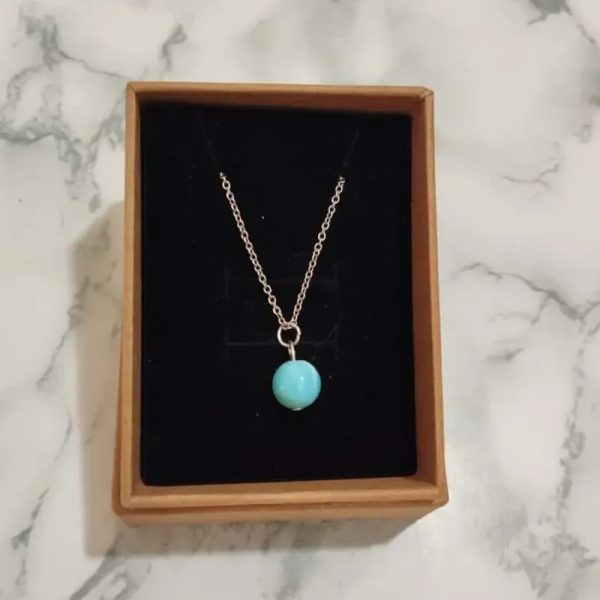 COLLAR PERLA AQUA MARMOLEADA
