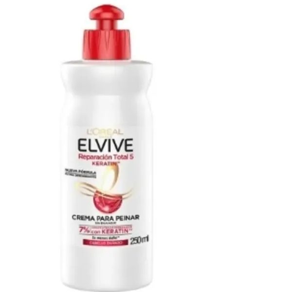 CREMA PARA PEINAR ELVIVE REPARACIÓN TOTAL 5 KERATIN