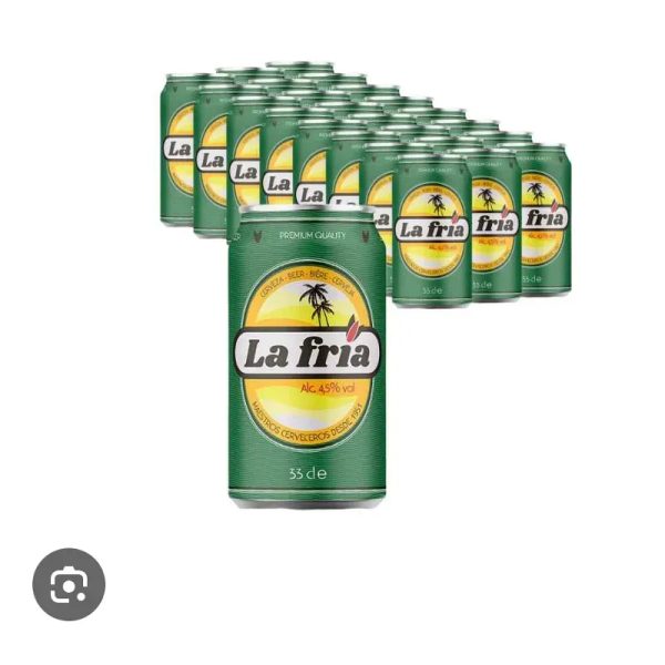 Cerveza La Fría 24 unidades