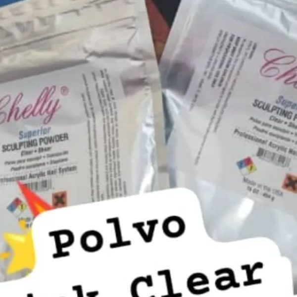POLVO RELLENO "?CLEAR & PINK ". CHELLY