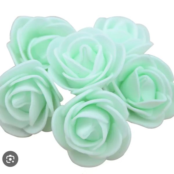 Flores verde claro 