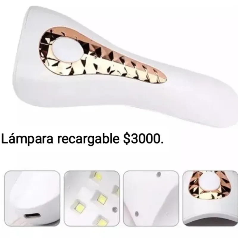 Lámpara de mano recargable