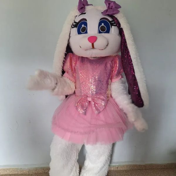 Conejita Pelucina Vestido Brillante 