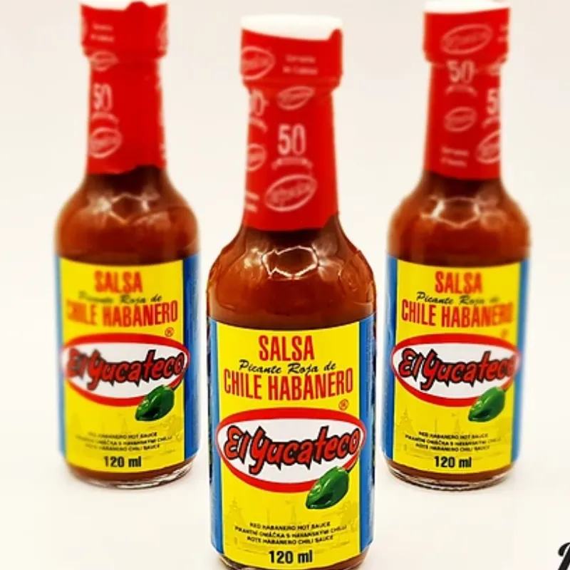 Salsa Picante Roja de chile habanero