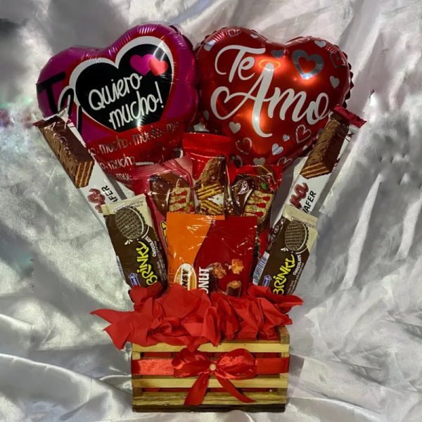 Regalo con 2 globos
