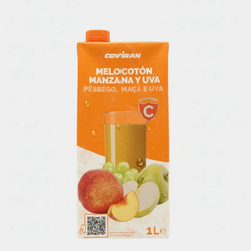 Jugo Manzana y Uva 1L Coviran