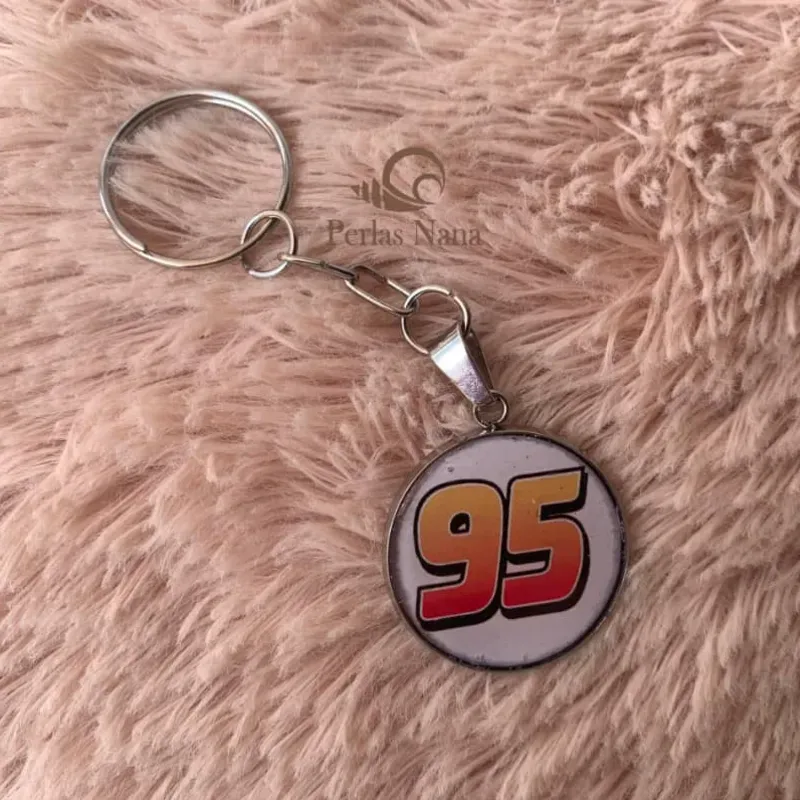 Llavero con encapsulado en acero inoxidable