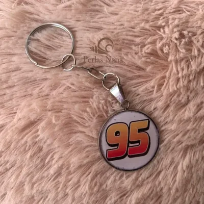 Llavero con encapsulado en acero inoxidable