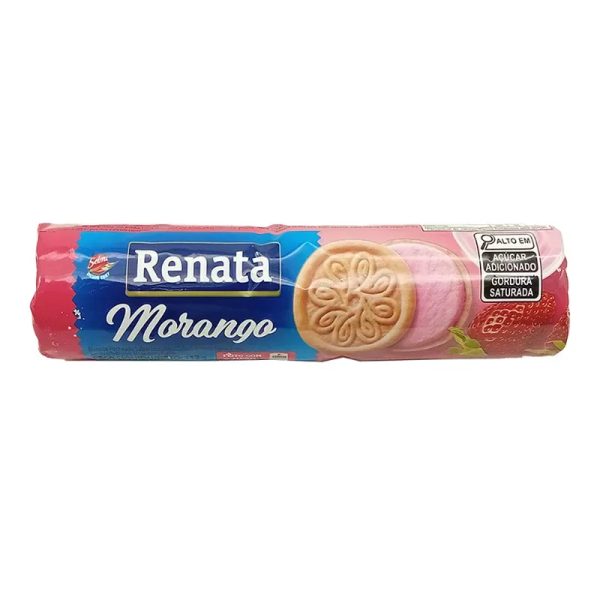 Galletas de vainilla con relleno sabor fresa Renata