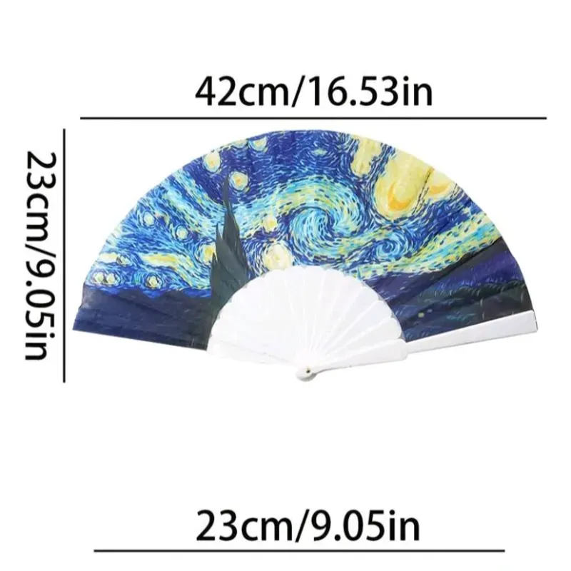 Abanico noche estrellada
