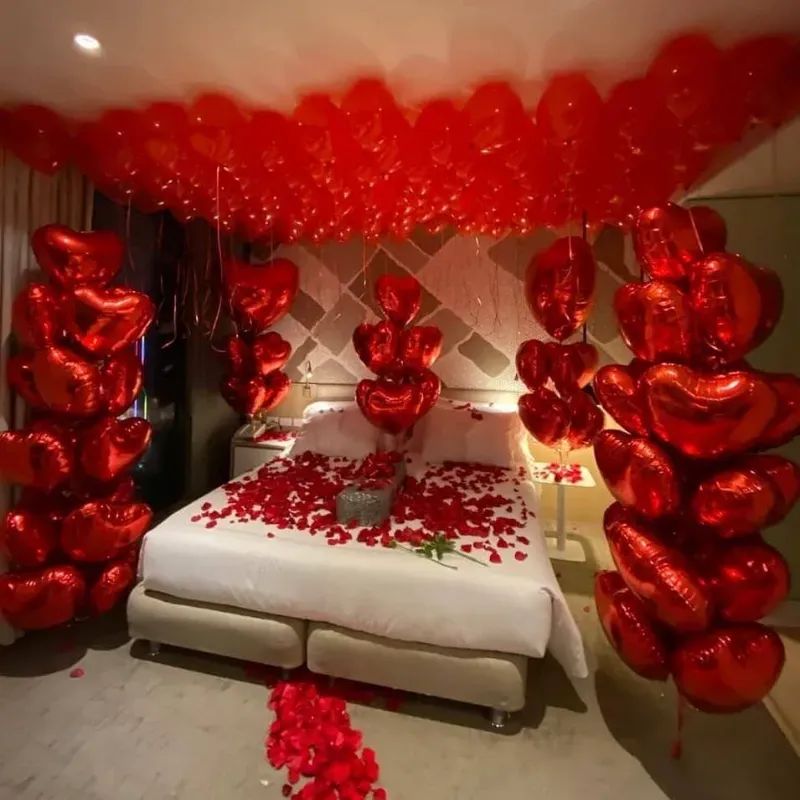 05 Globos en forma de corazón