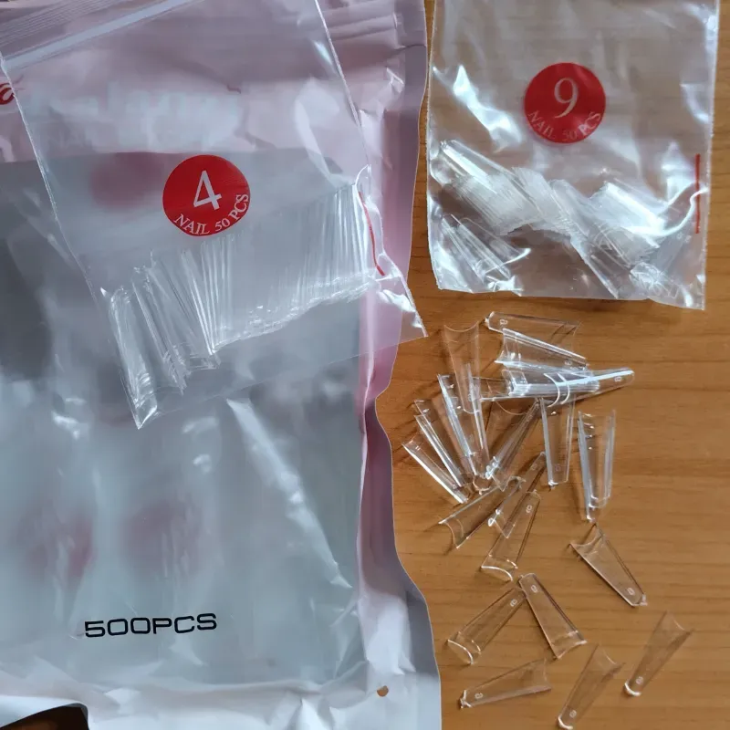 Uñas Coffin Curva C (500 pzas)