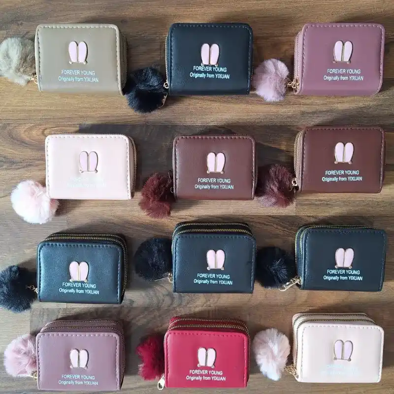 Monedero De Doble Zipper