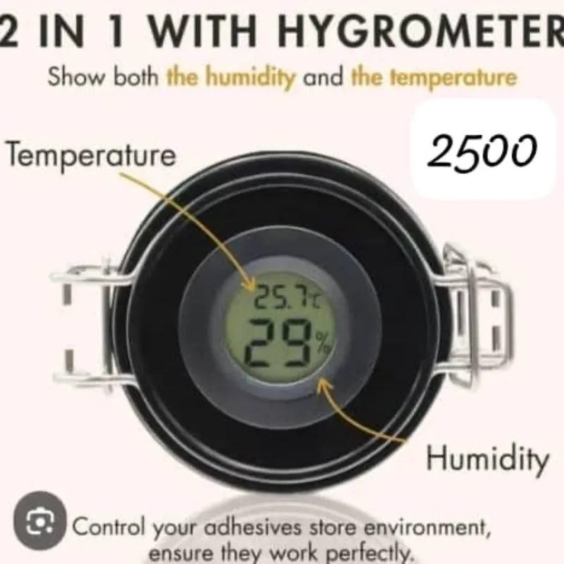 Recipiente para guardar las pegas de pestañas