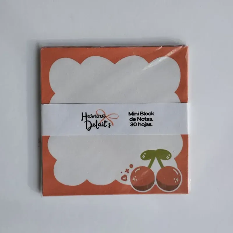 MINI BLOCK DE NOTAS CHERRY