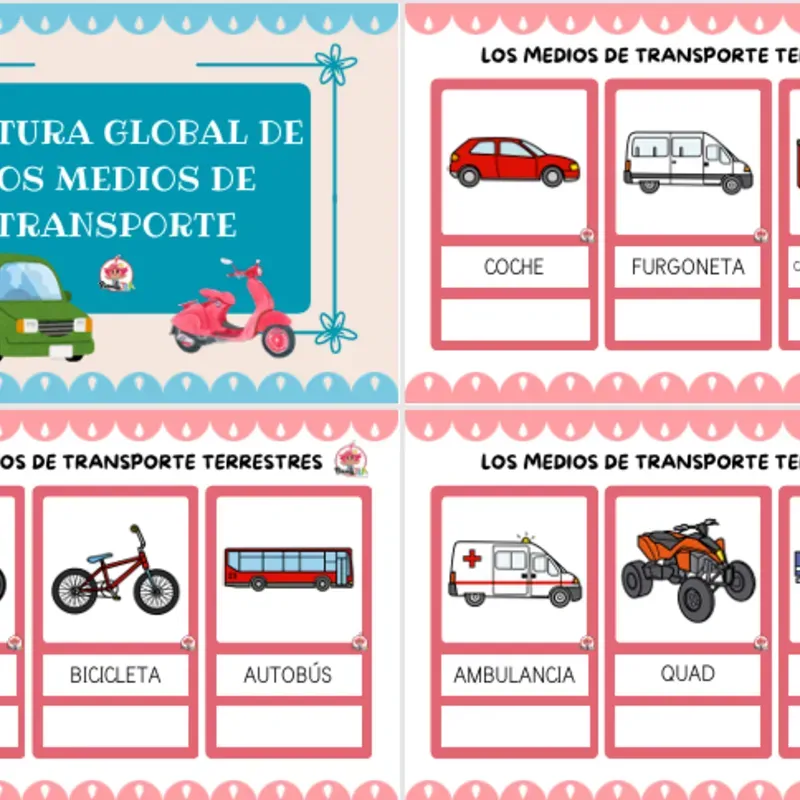 Lectura Global de los medios de transporte